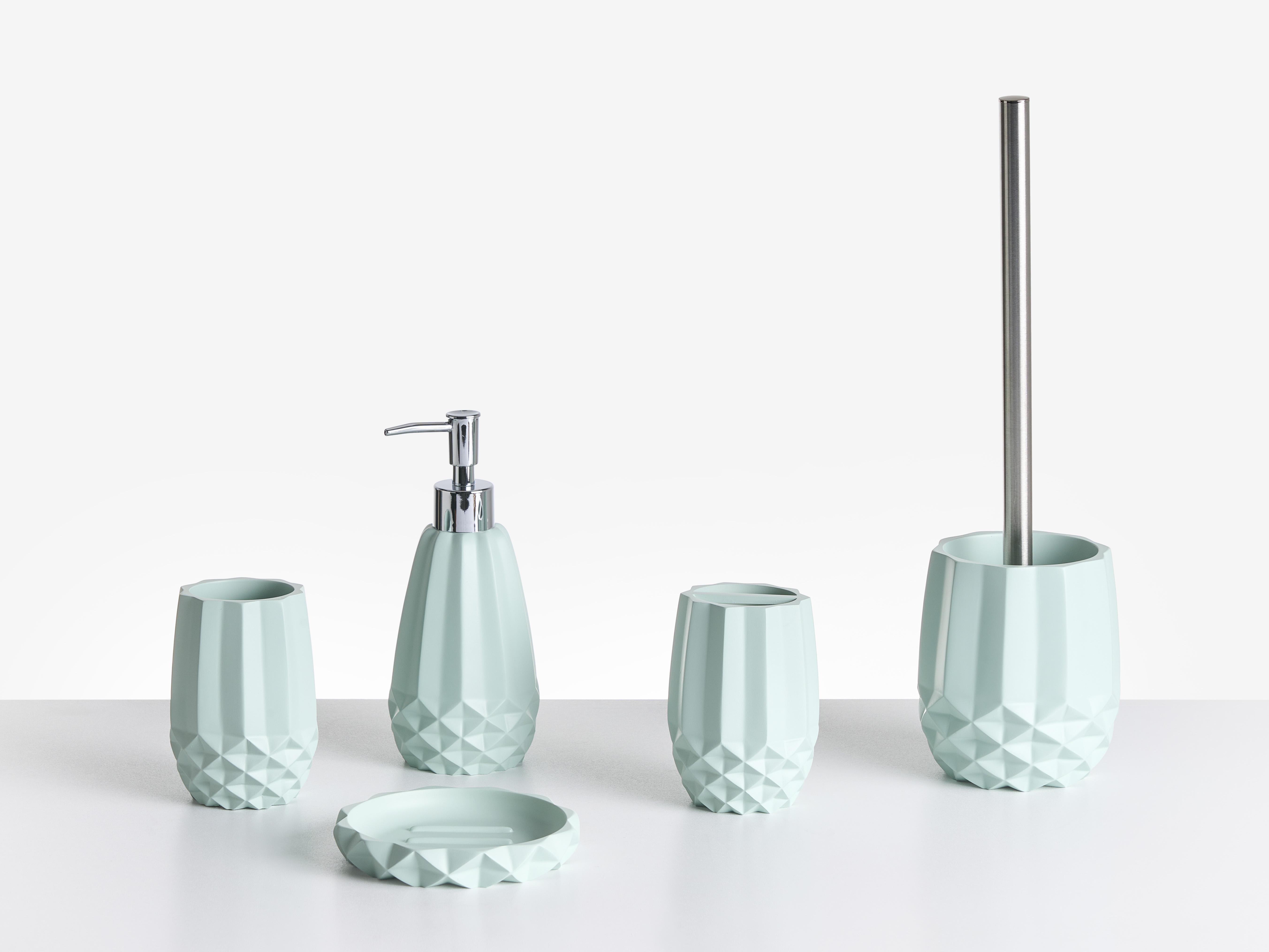 5-Piece Bathroom Accessories Set SAMIRIA Mint Green