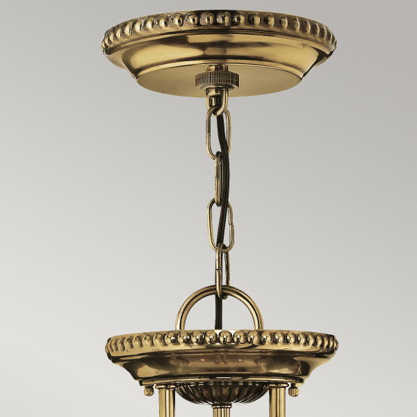 Lampa wisząca oksydowany mosiądz Cambridge 3xE14x60W Hinkley