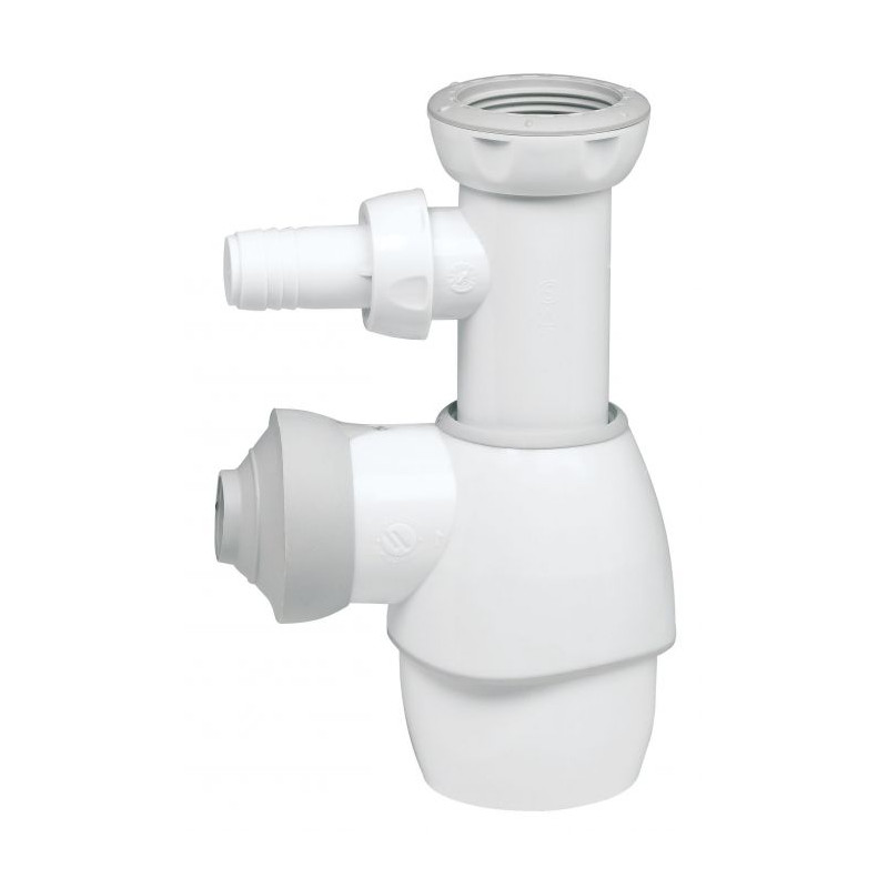 Siphon universel Tout-en-1 blanc INVENTIV