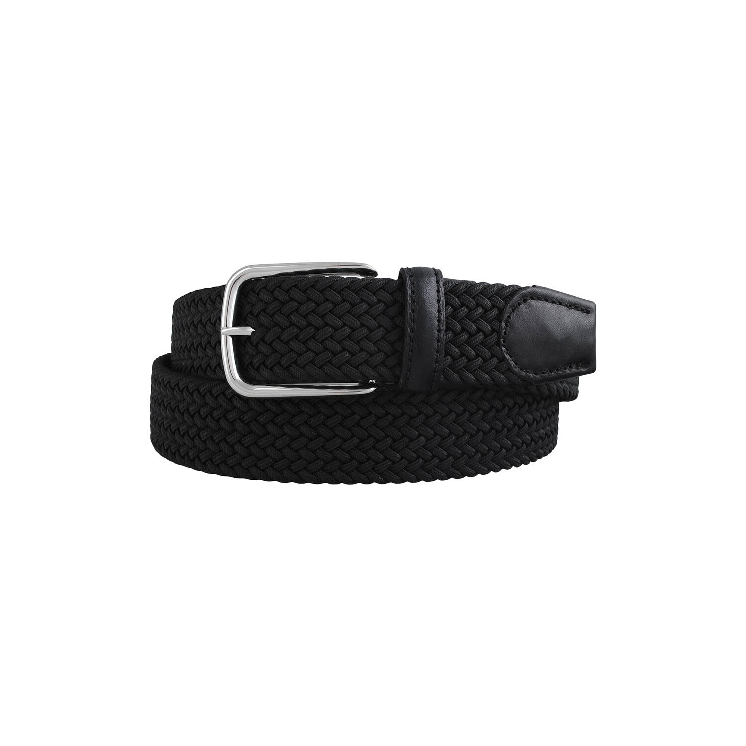 Sort elastisk b&aring;ndb&aelig;lte, black