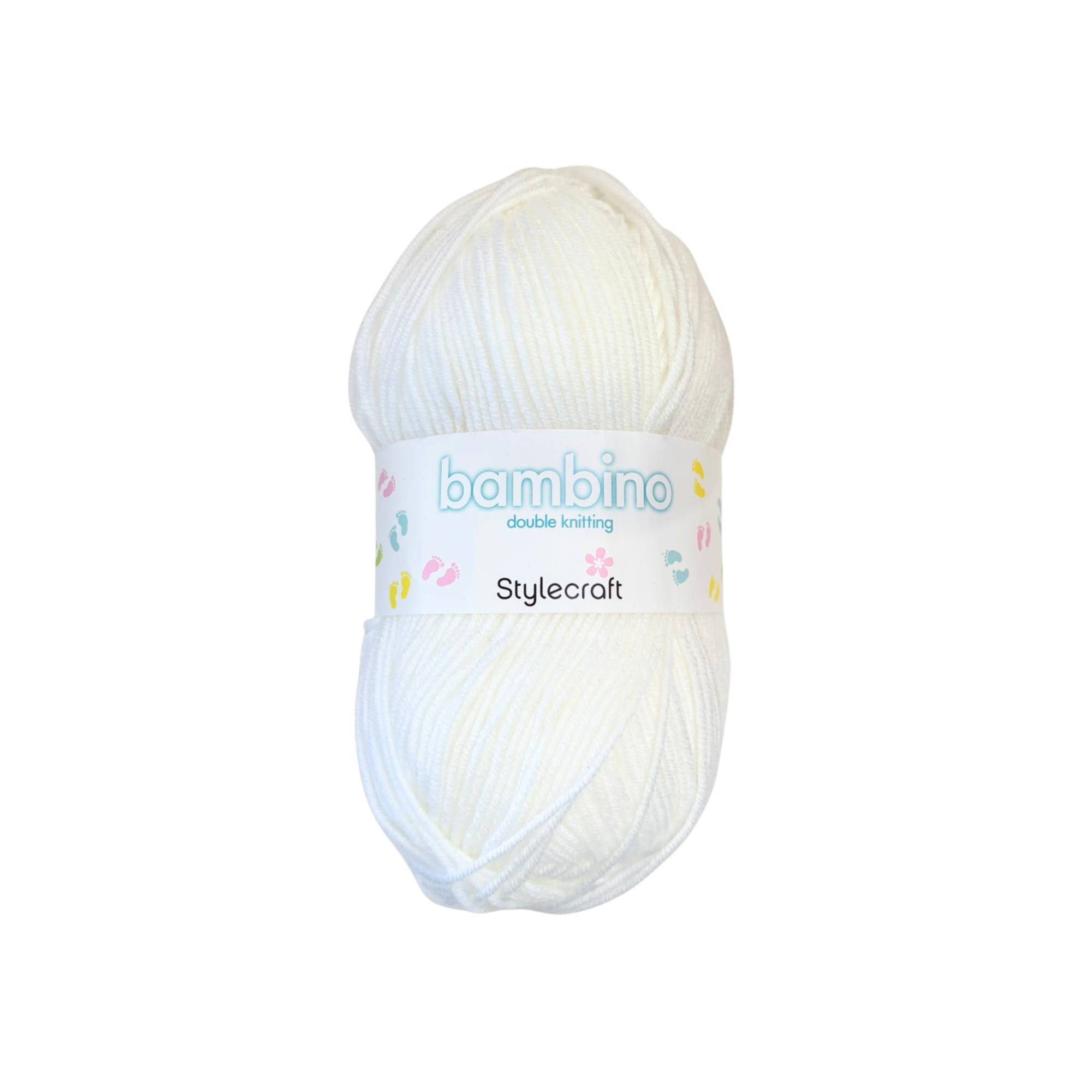 Stylecraft White Bambino DK 100g