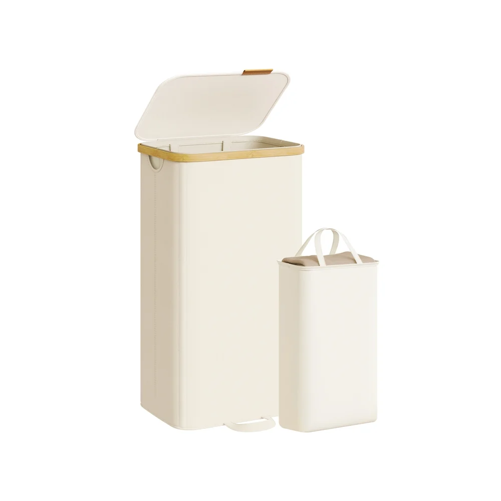 Panier à linge avec couvercle et sac intérieur amovible