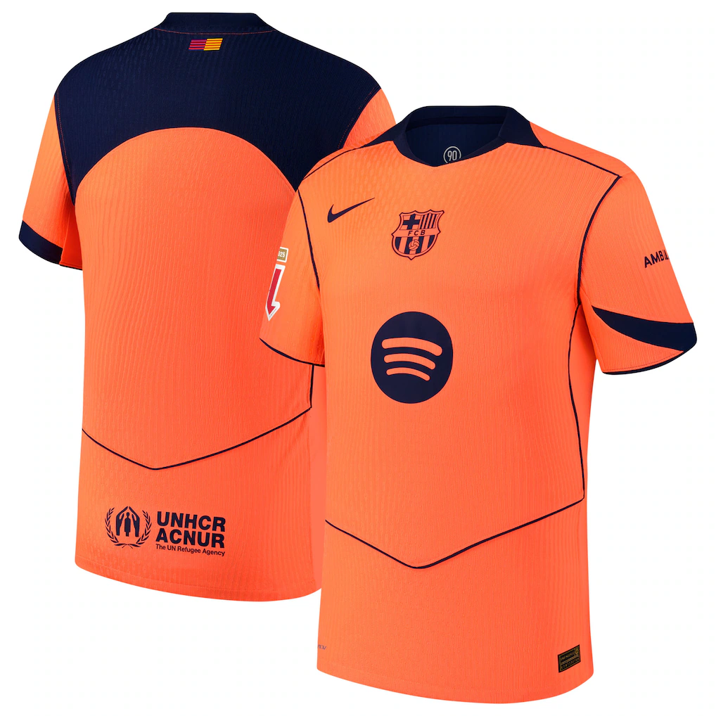 Barcelona Nike 2025/26 Third Replica Jersey - Orange