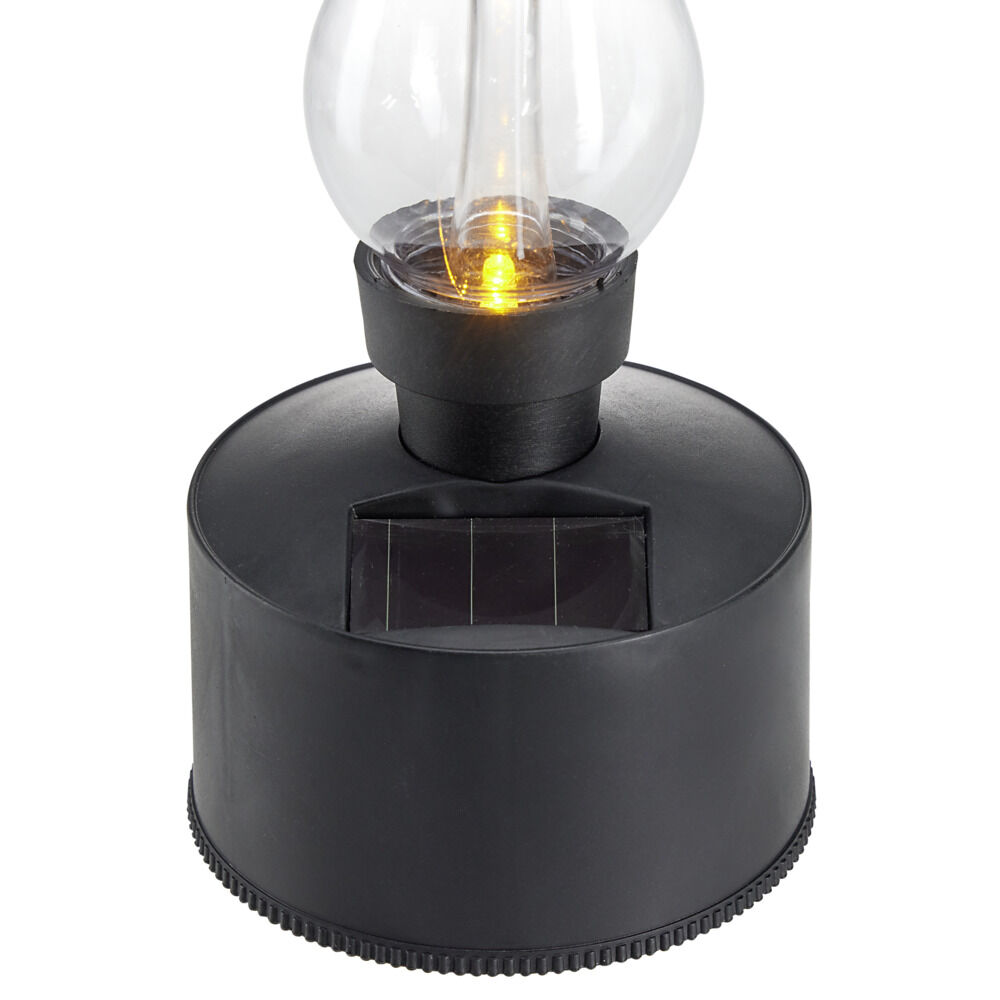 Lampe à pétrole solaire à LED blanc chaud 10x10xH21cm