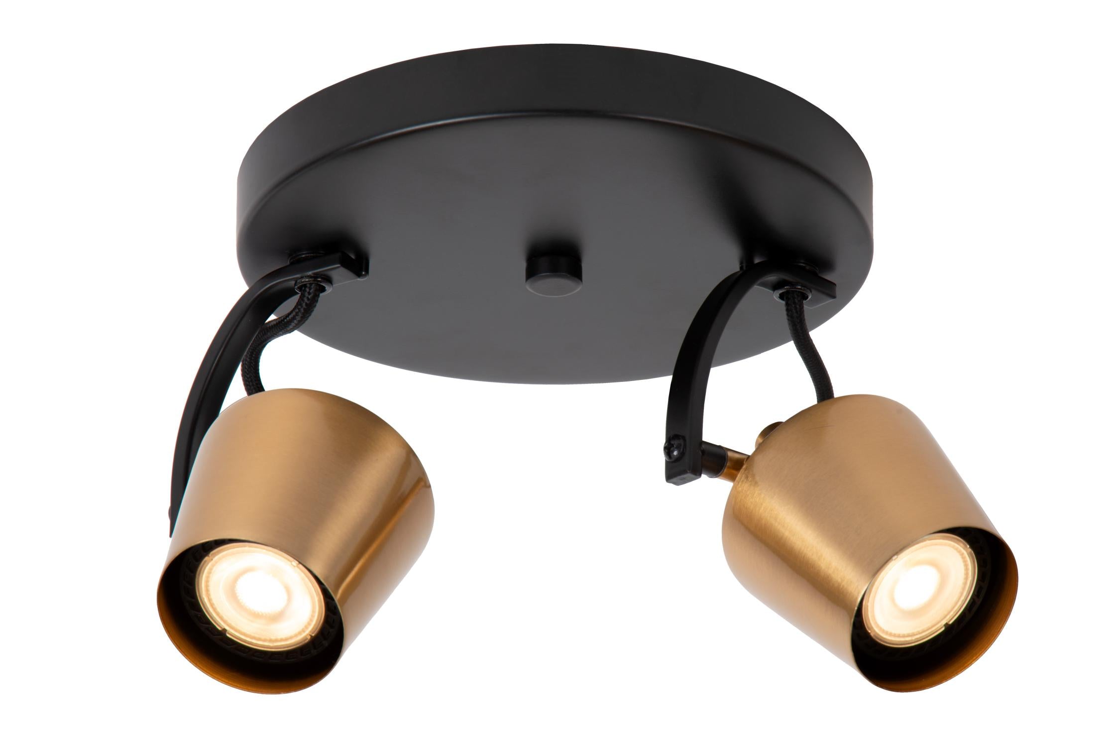 Lucide EMILE Plafondspot - Mat Goud   Messing