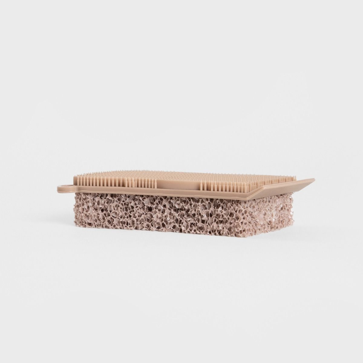 Gąbka EASY CLEAN silikonowa dwustronna taupe 13x7 cm
