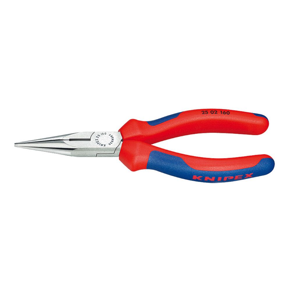 SPISSTANG KNIPEX MED SKJÆR RØD/BLÅ 140MM