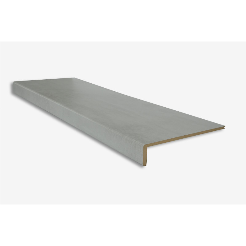 Marche stratifiée Light Grey Stone 130 x 38 cm MAËSTRO STEPS