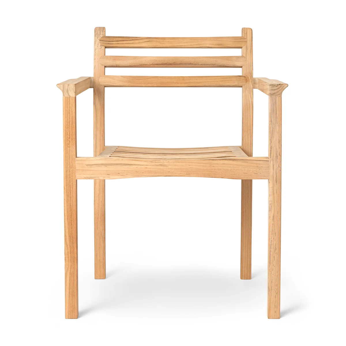Carl Hansen - AH502 Garten Armlehnstuhl, Teak unbehandelt