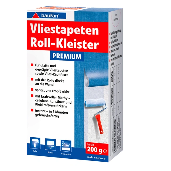 Vlies-Rauhfaser & Kleister, 200 g, 1 Stück
