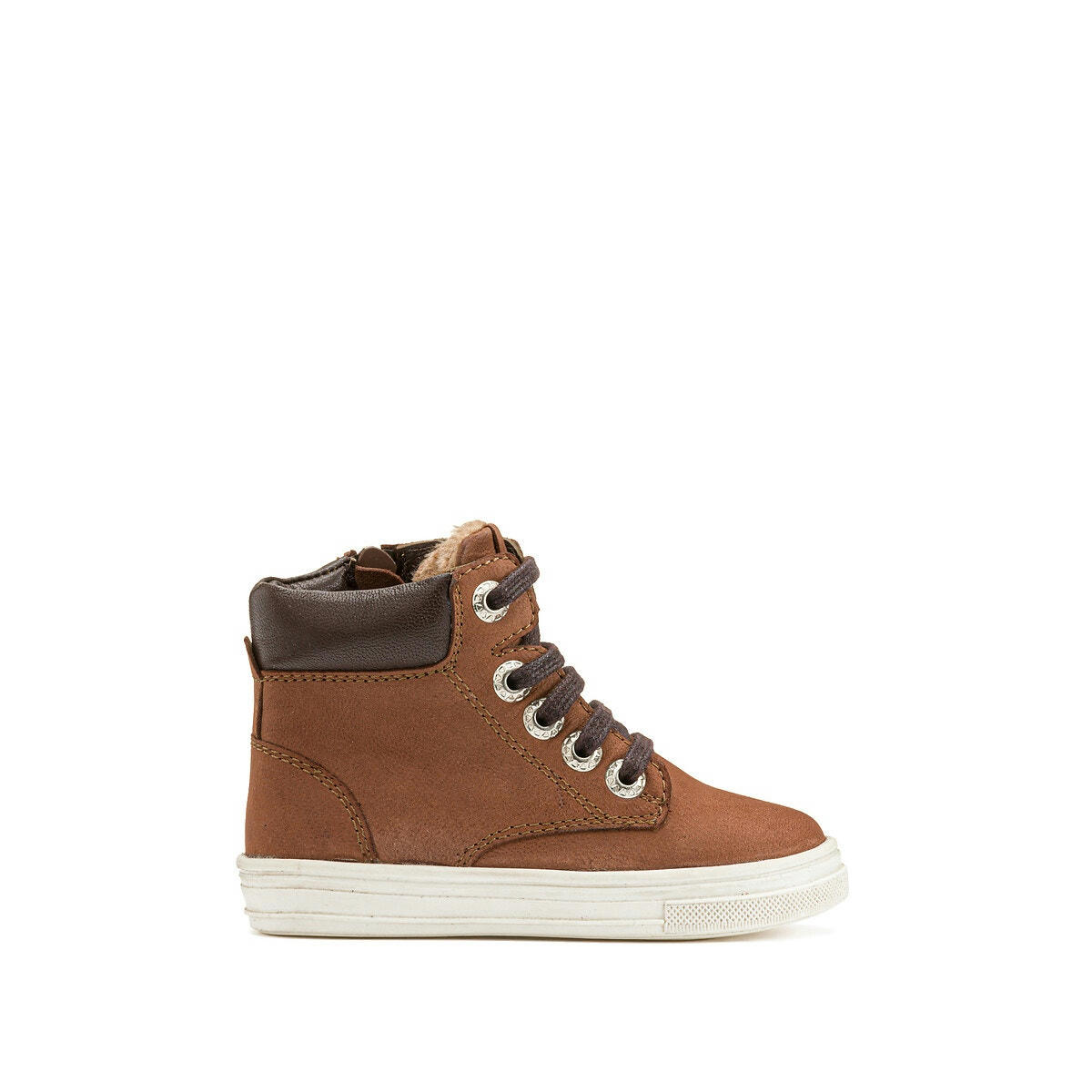 Bottines zippées en cuir