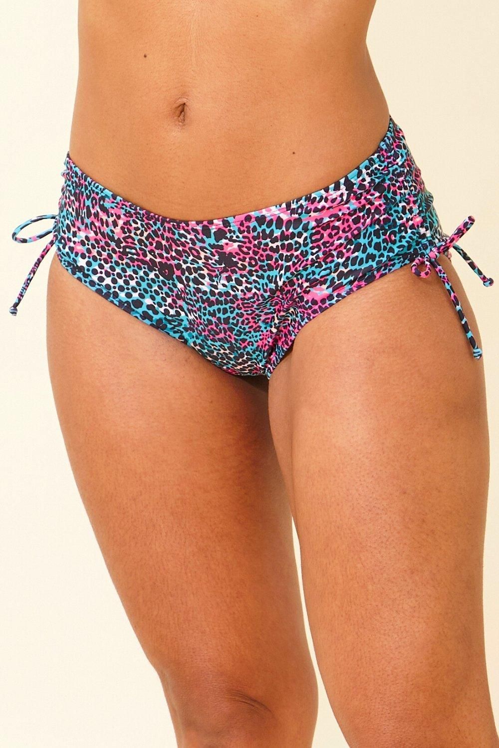 Beachcomber Ruched High Leg Bikini Brief