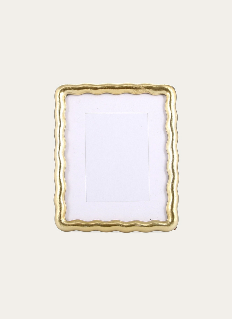 CADRE à POSER CARRÉ VAGUES (GM) DORÉ