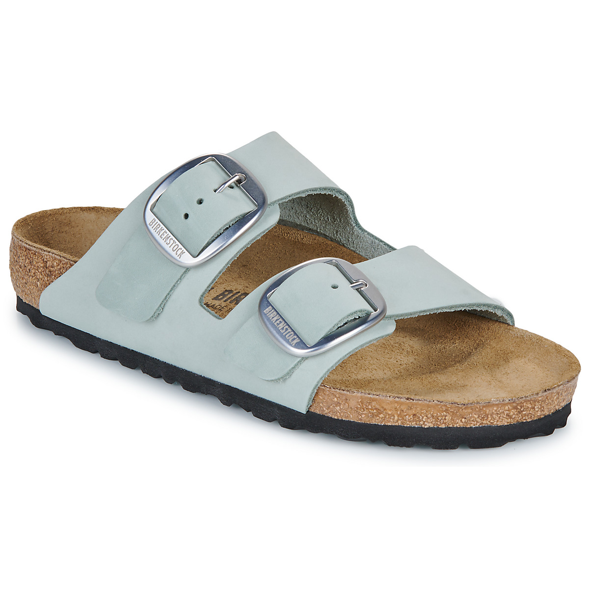 BIRKENSTOCK - Arizona Big Buckle - Nubuck / Pure / Sage / Regular