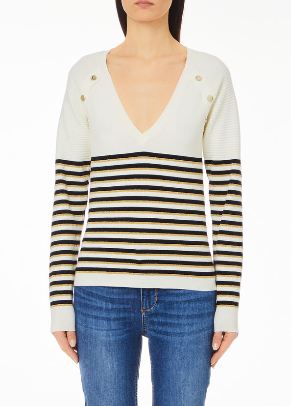 Maglia con motivo a righe