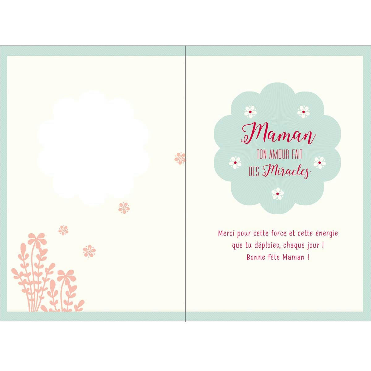 - Carte Fête Des Mères Motifs Pailletés Rouges