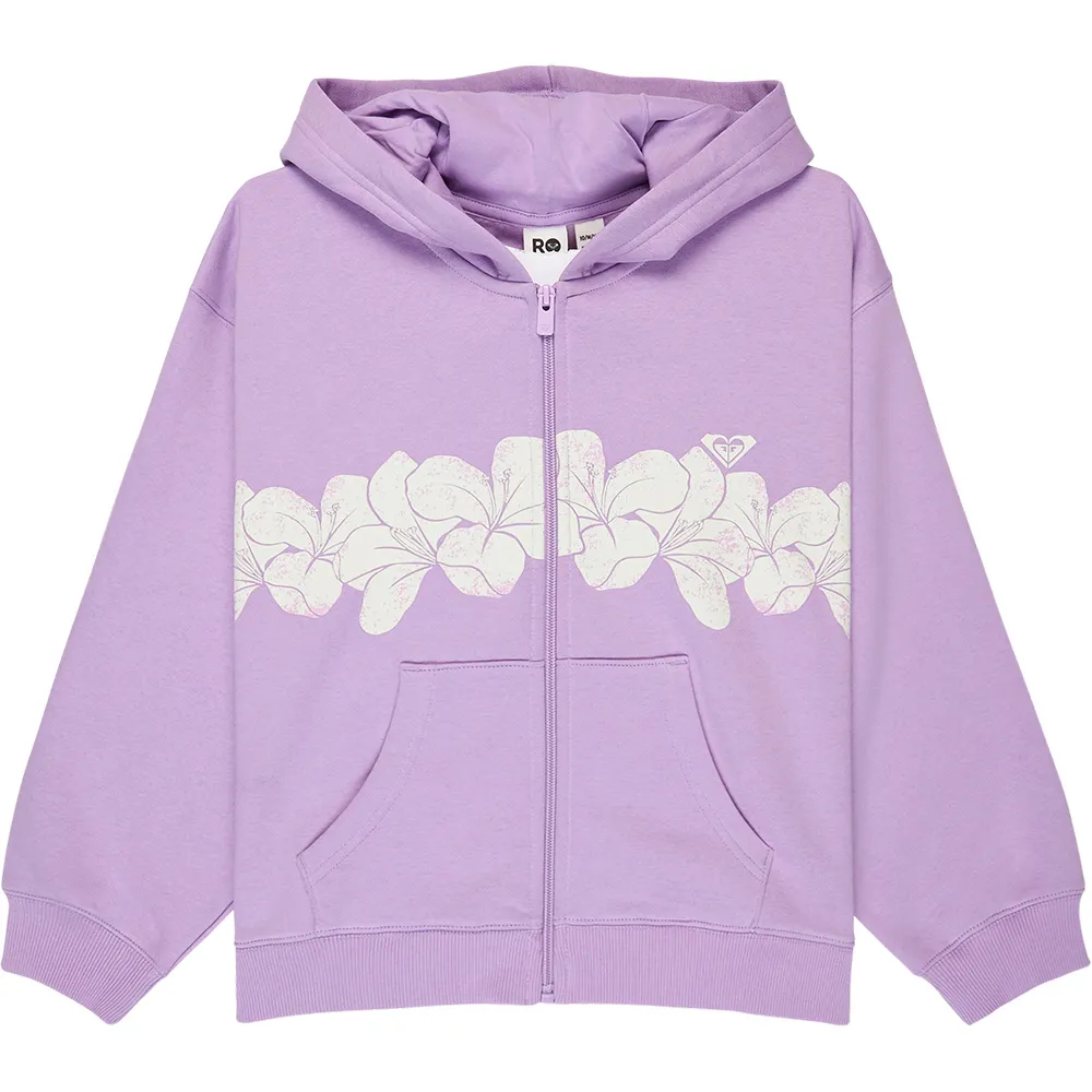 Roxy Midnight Hike Bruhsed Rg full zip sweatshirt
