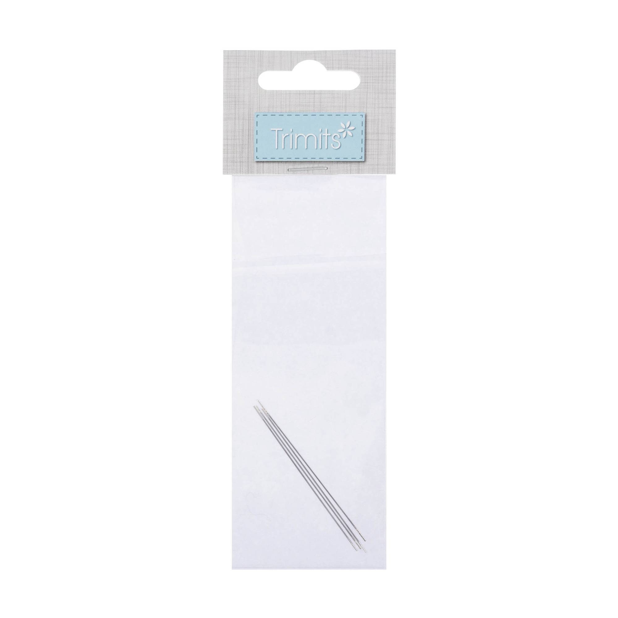 Big Eye Beading Needles 5.7cm 4 Pack