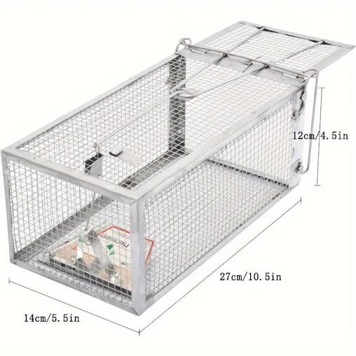 NNETM Humane Rat Trap - Metal Chipmunk and Rodent Trap (1pc)