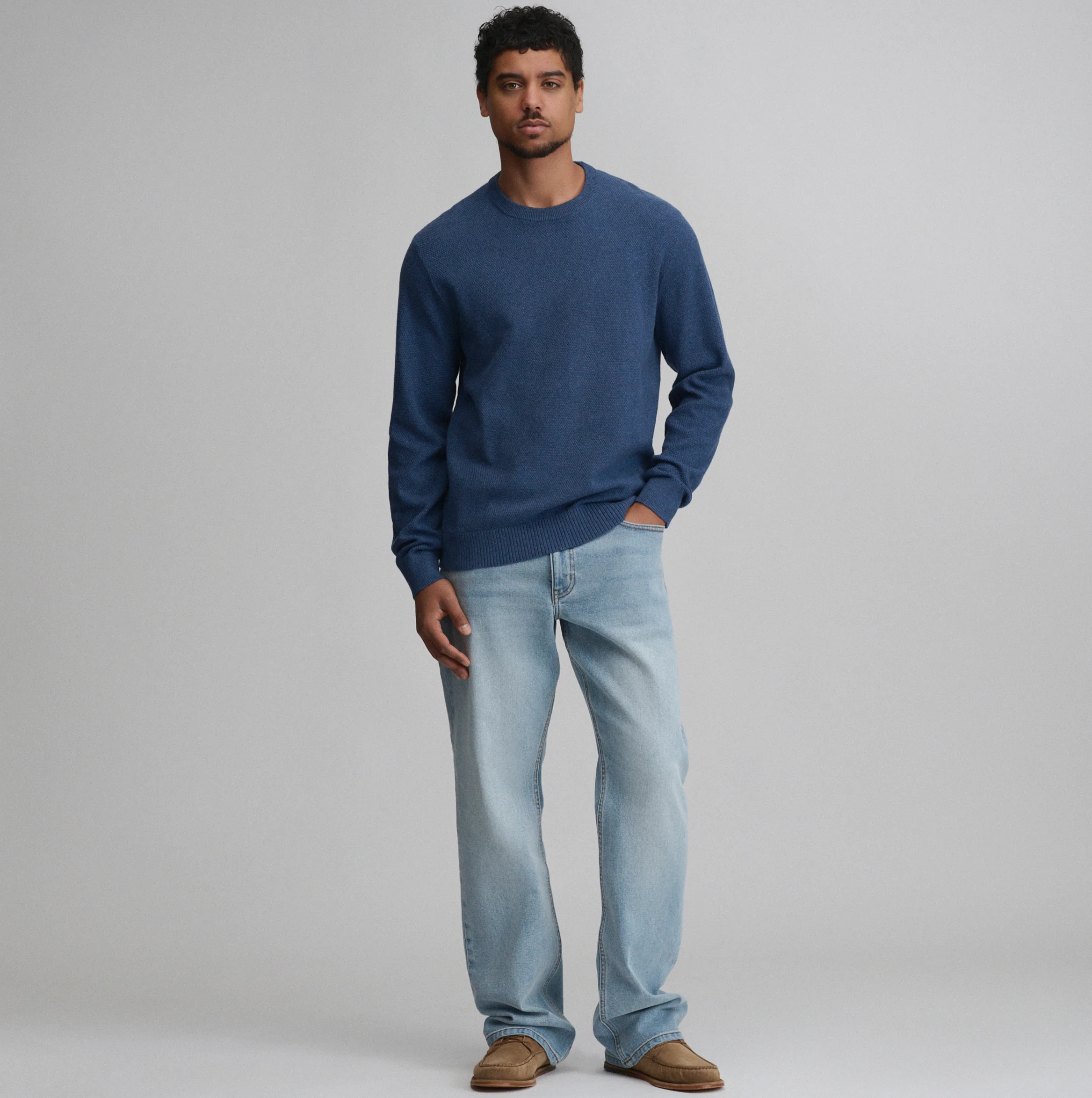 Men's Classic Crew Solid Sweater