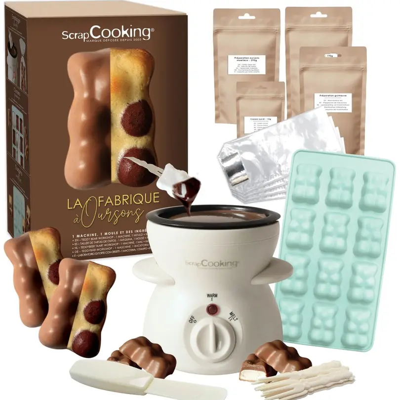 Fondue-Set Atelier Teddybären-Workshop