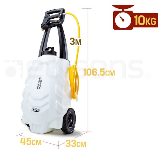 NNEMB 30L Garden Weed Sprayer Multifunction Trolley Fertilizing Watering Farm