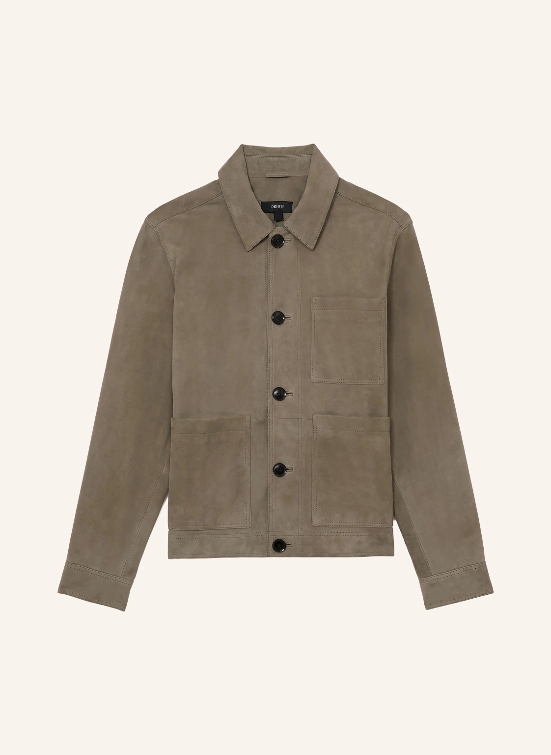 REISS Leder-Overjacket DANNY