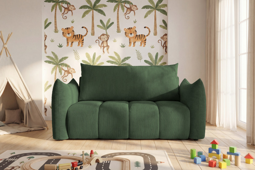 Nowoczesna Sofa Kanapa Dziecięca FLOW Funkcja spania   pojemnik na pościel