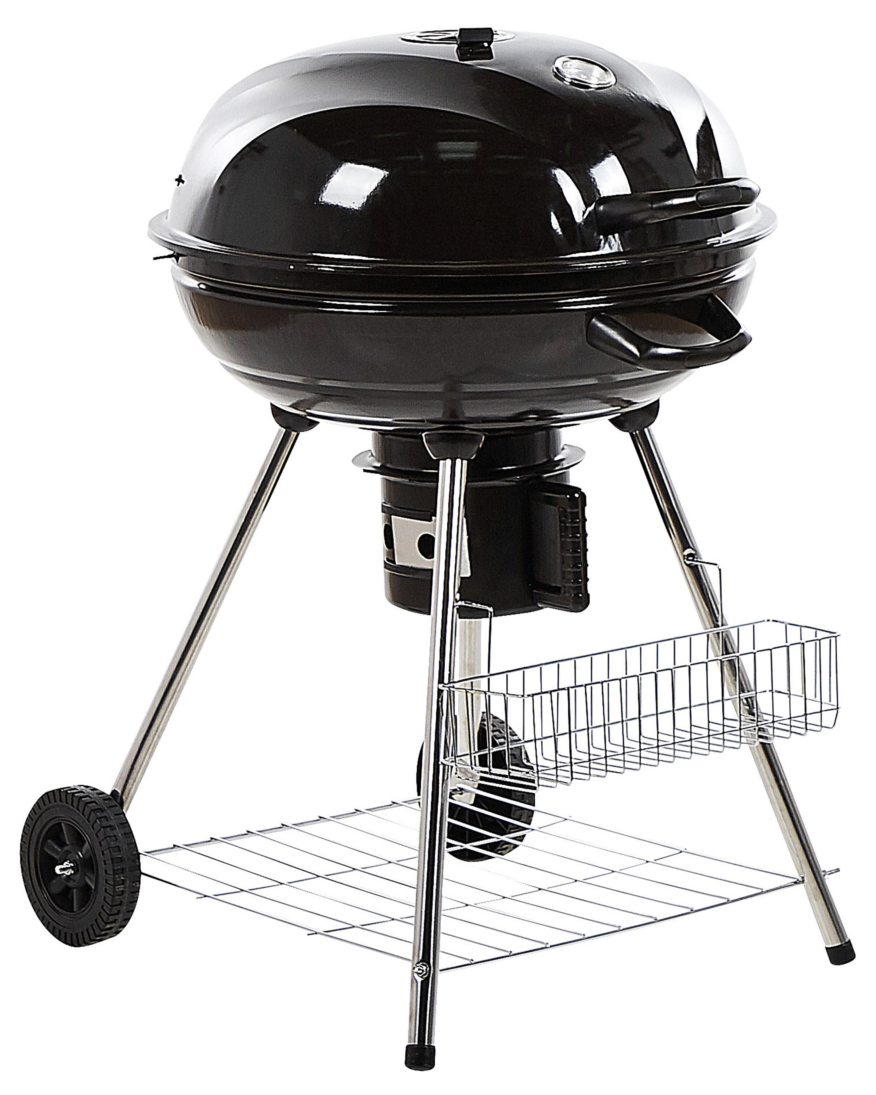 Charcoal BBQ Grill MARAPI Metal Black