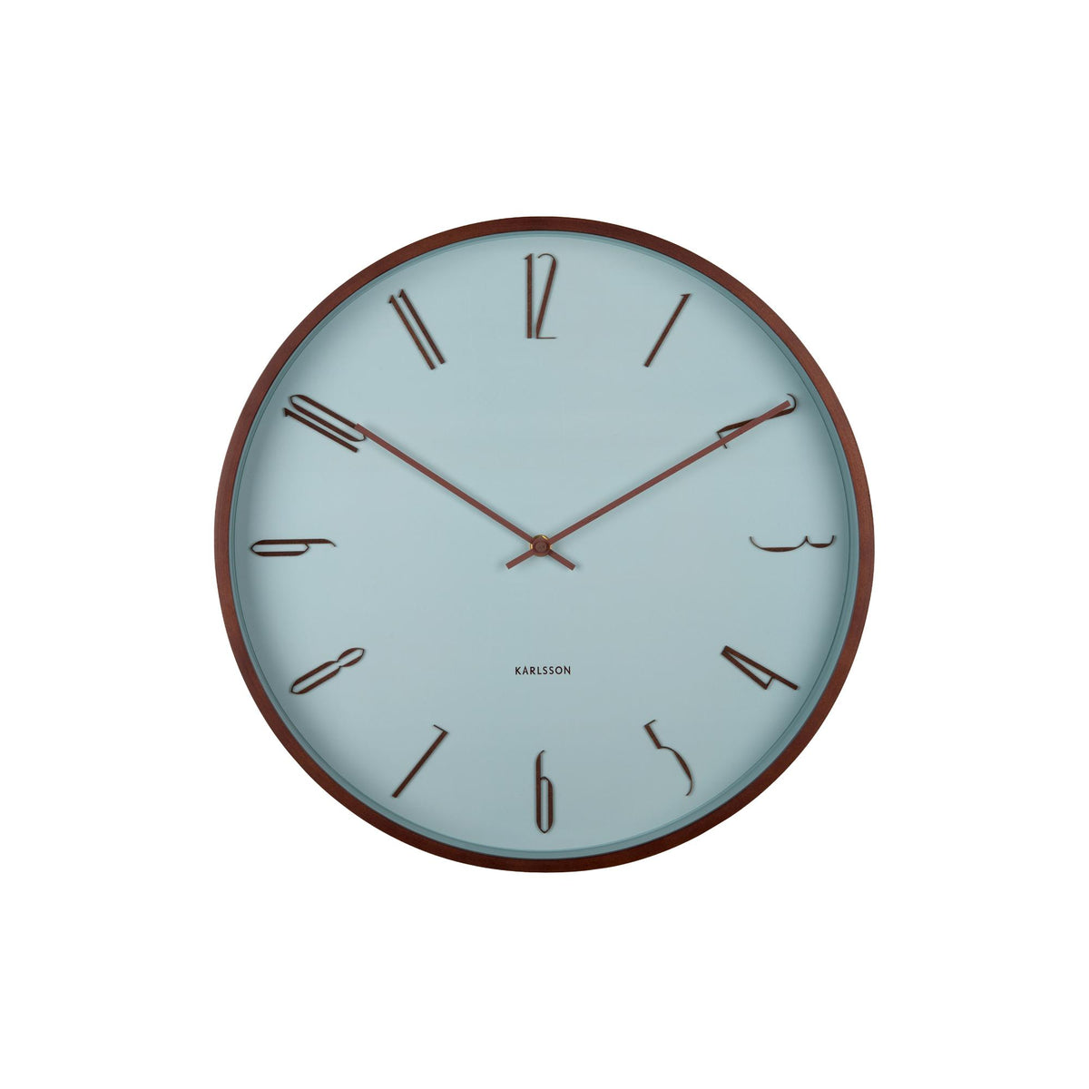 Karlsson wandklok Scandia - blauw - Ø40cm