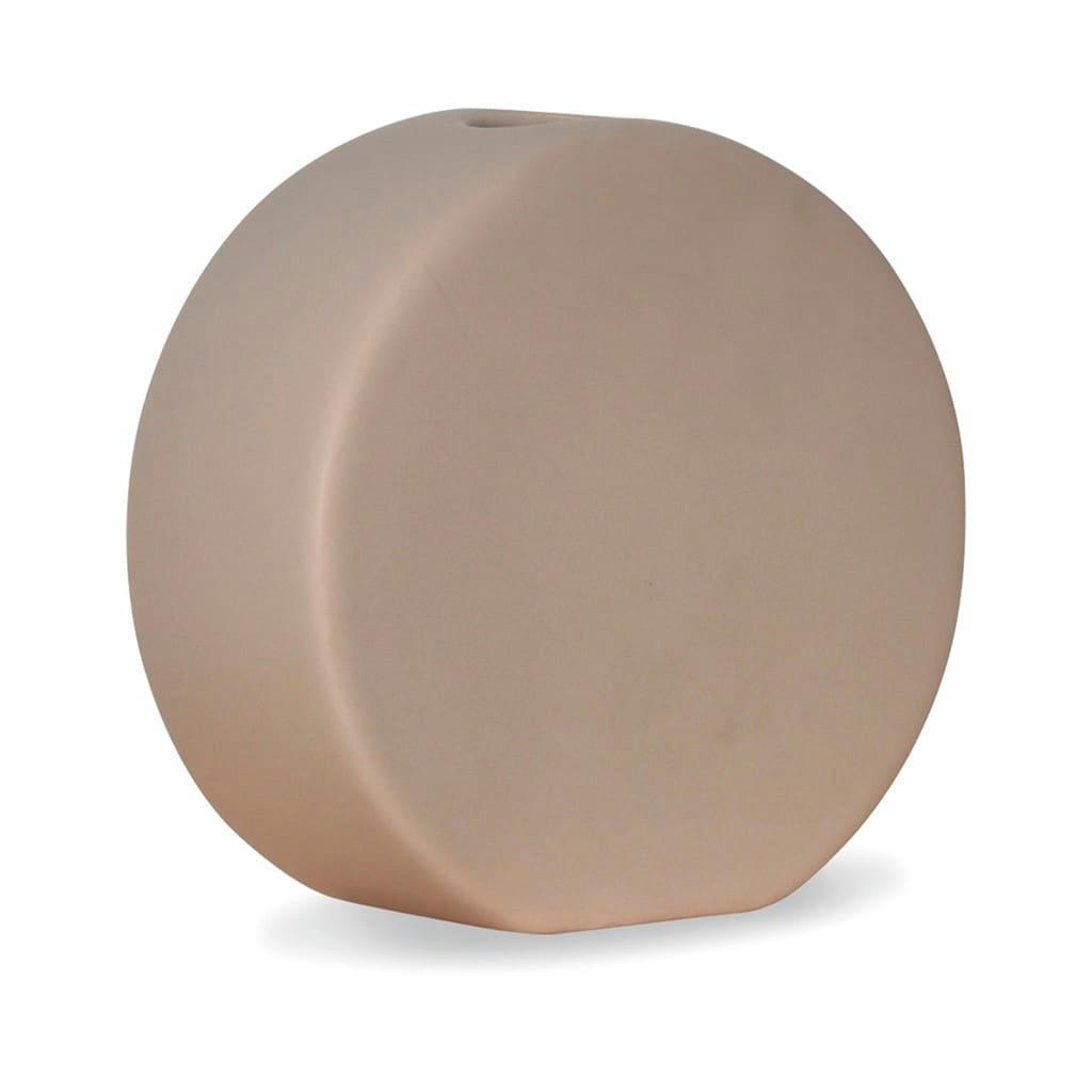 CERAMIC - Vase céramique beige L13cm