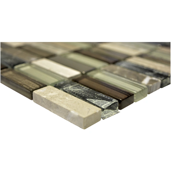 Mosaikfliese »Night«, BxL: 30,4 x 29,8 cm, Wandbelag