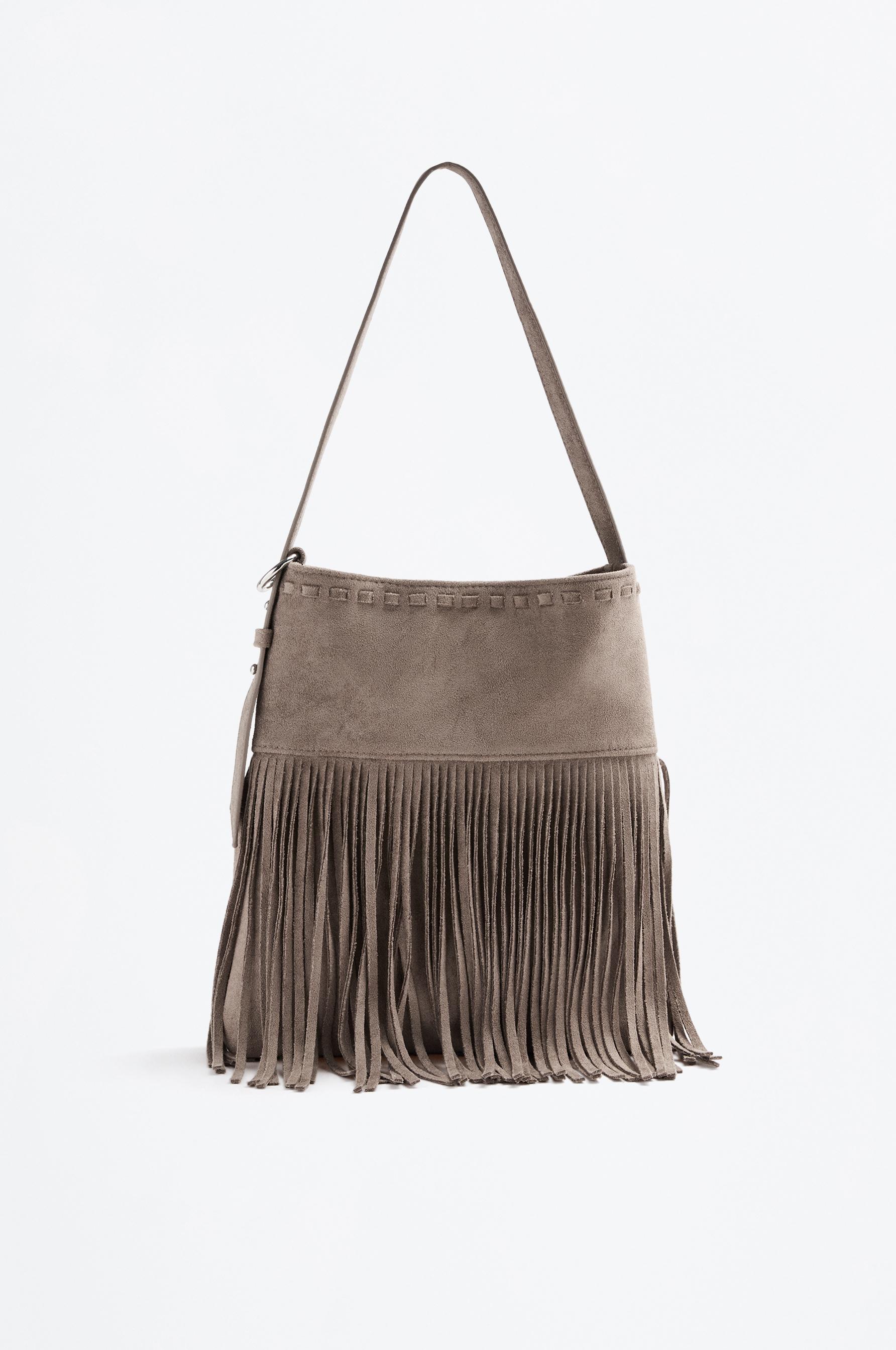 Bolso bucket flecos