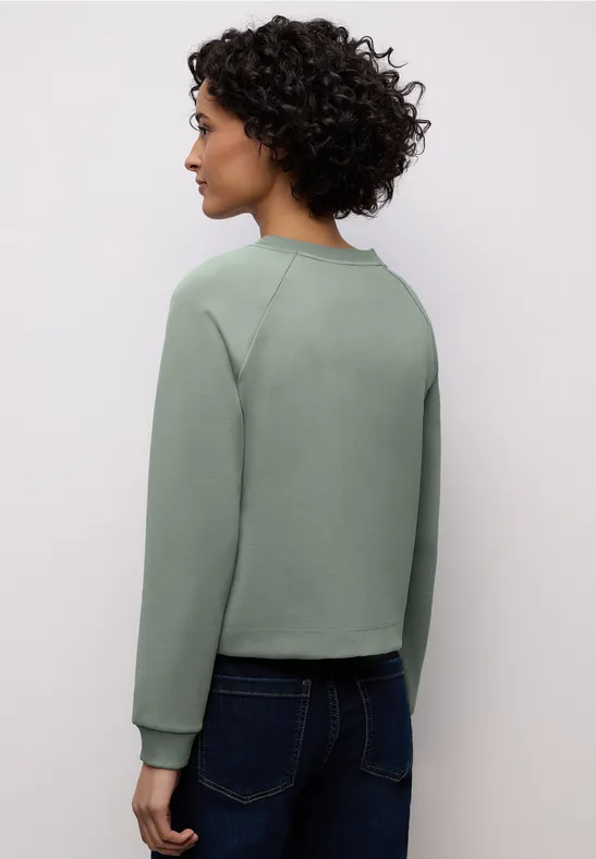 Silk-Look Jacke mit Zipper