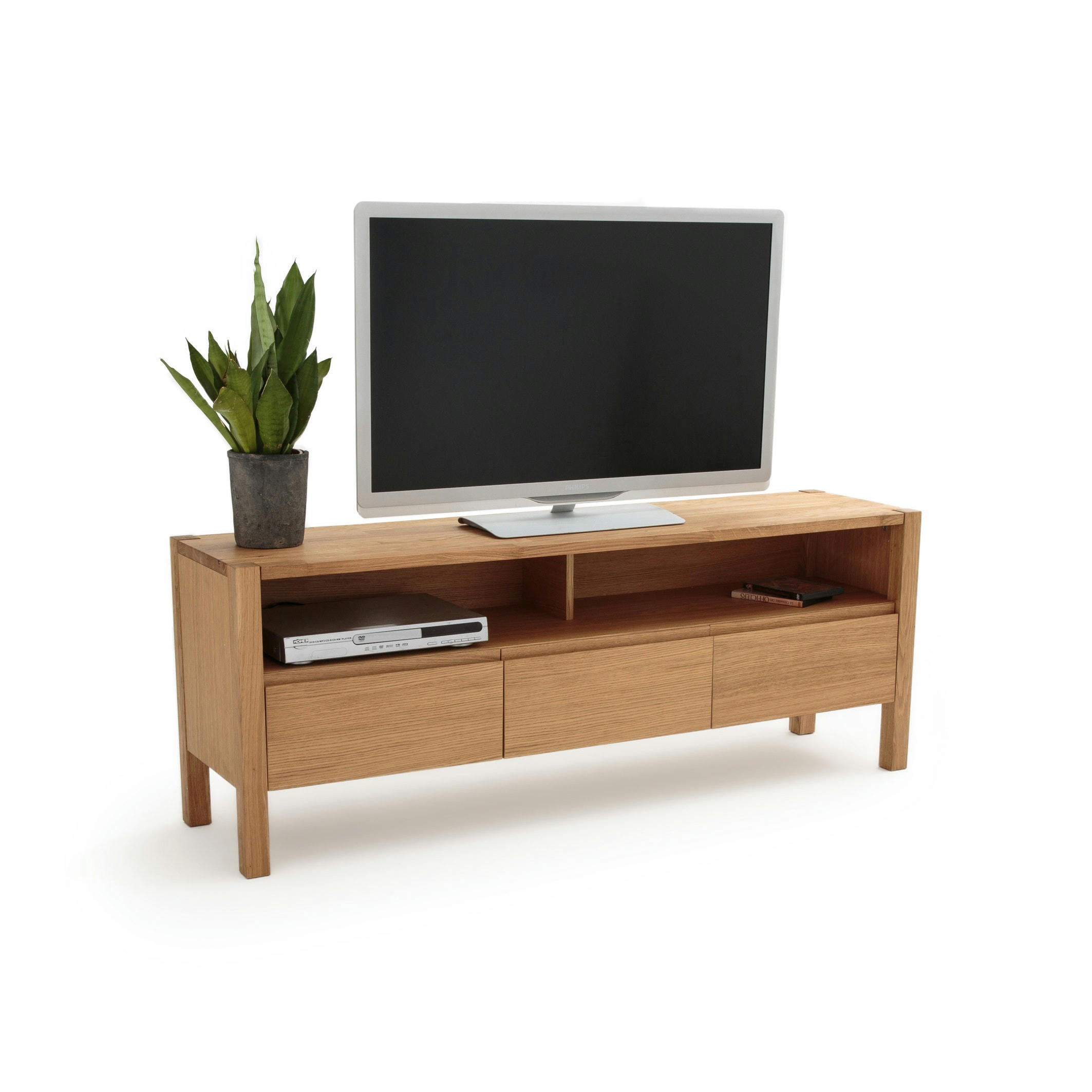 Banc TV chêne 160 cm, ADÉLITA