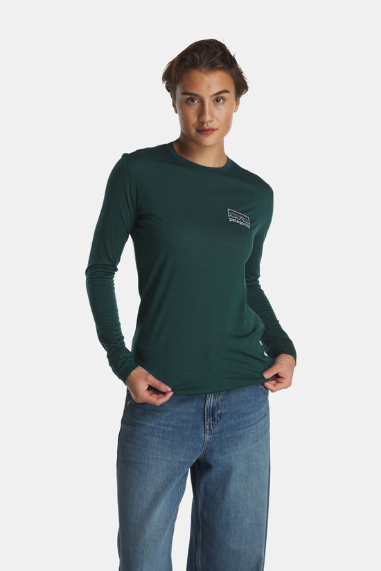 Patagonia L/S Capilene Cool Merino Graphic Shirt Dames