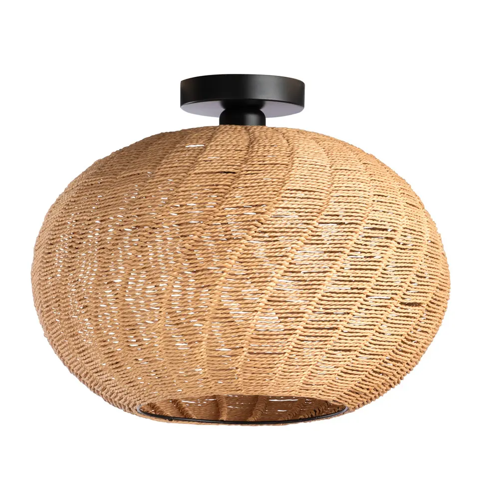 Plafondlamp Joya - naturel - &Oslash;40x31 cm