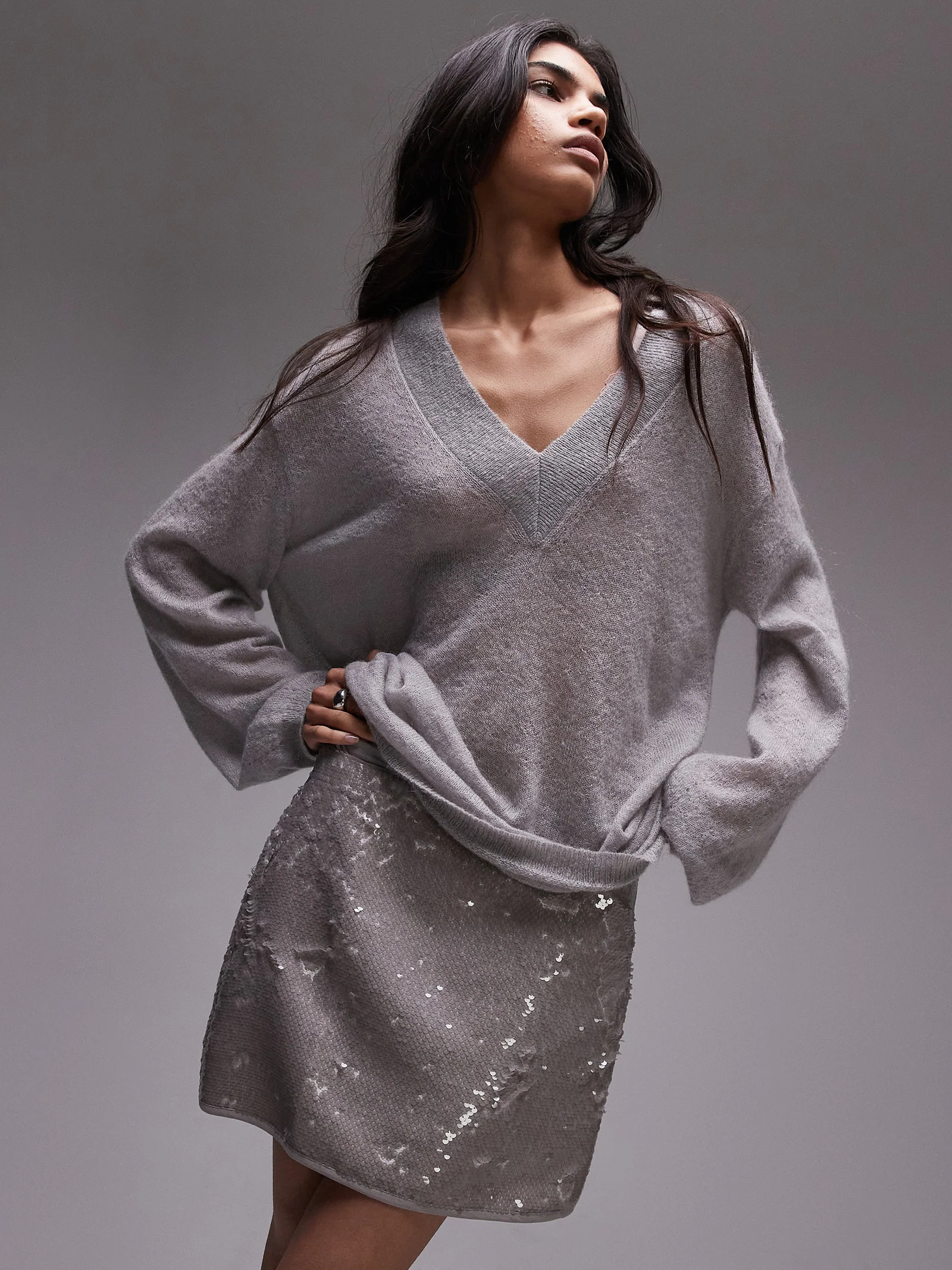 Sequin Micro Mini Skirt