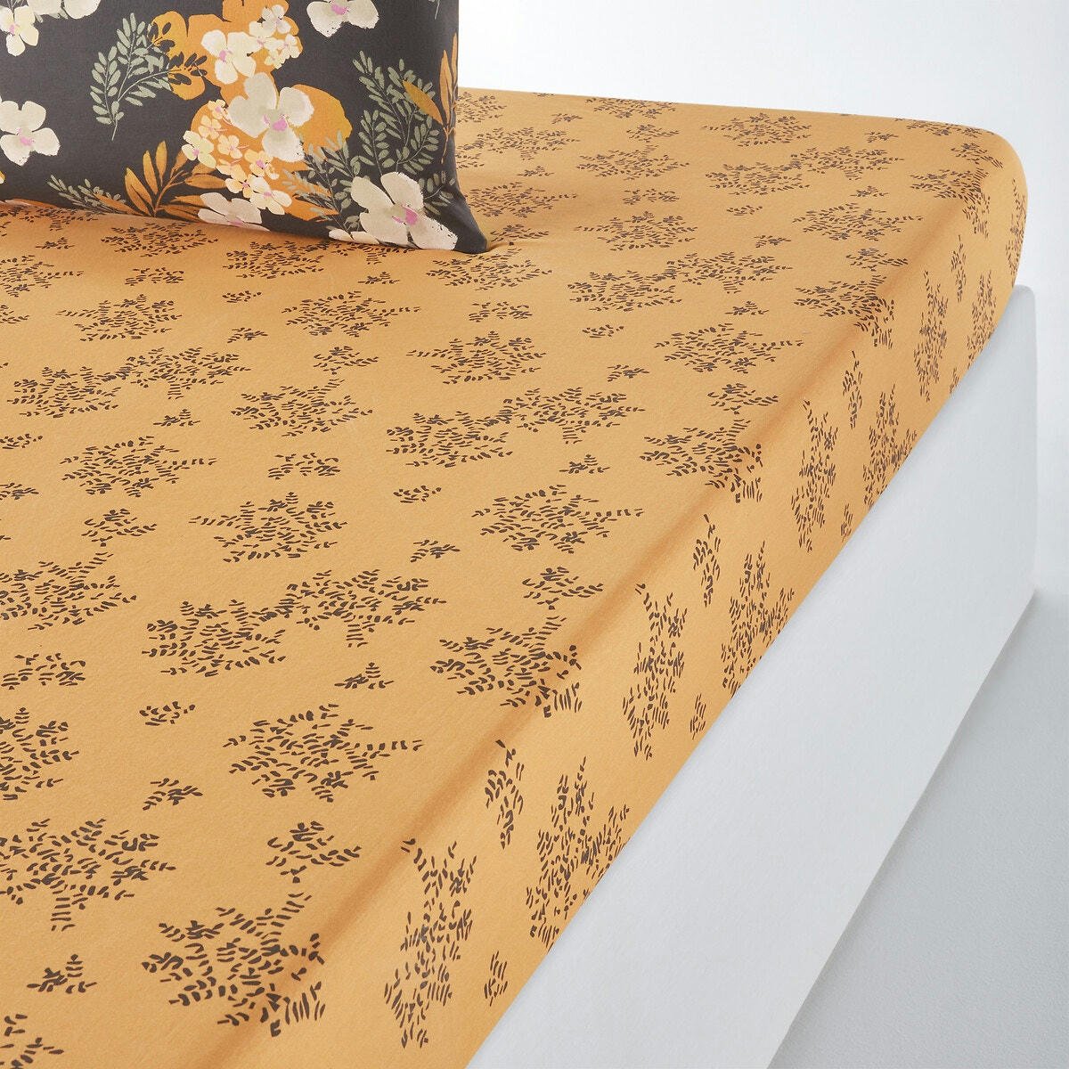 Drap-housse coton lavé, Shabby