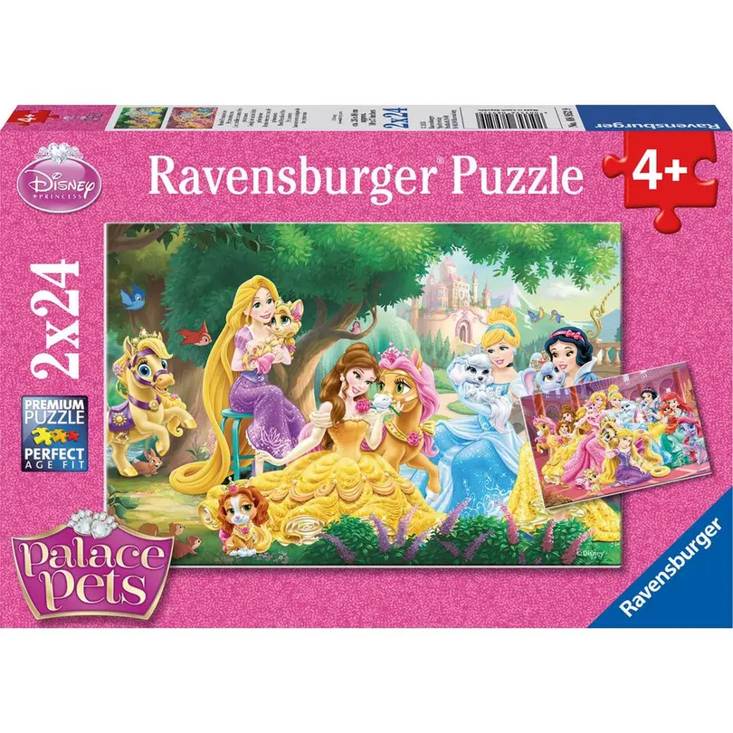 Puzzle 2er-Set Beste Freunde der Prinzessinnen