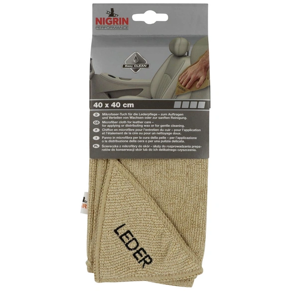 Microfasertuch, für Leder, braun
