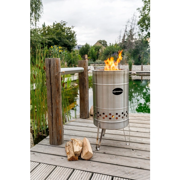 Feuertonne »Pyron«, edelstahl