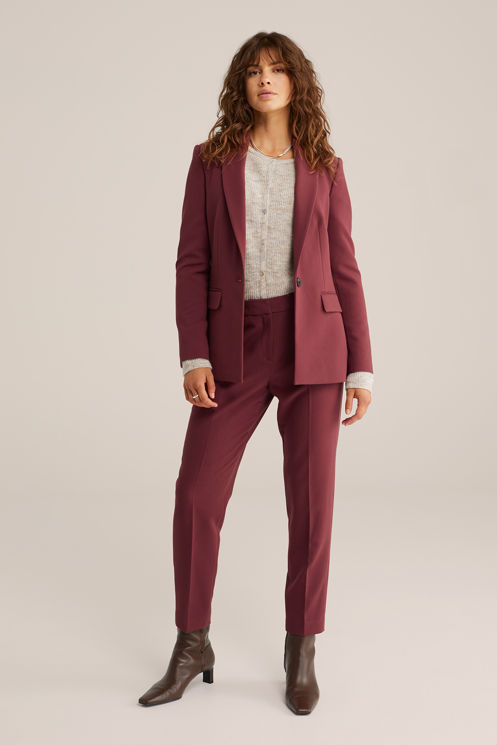 Dames slim fit pantalon