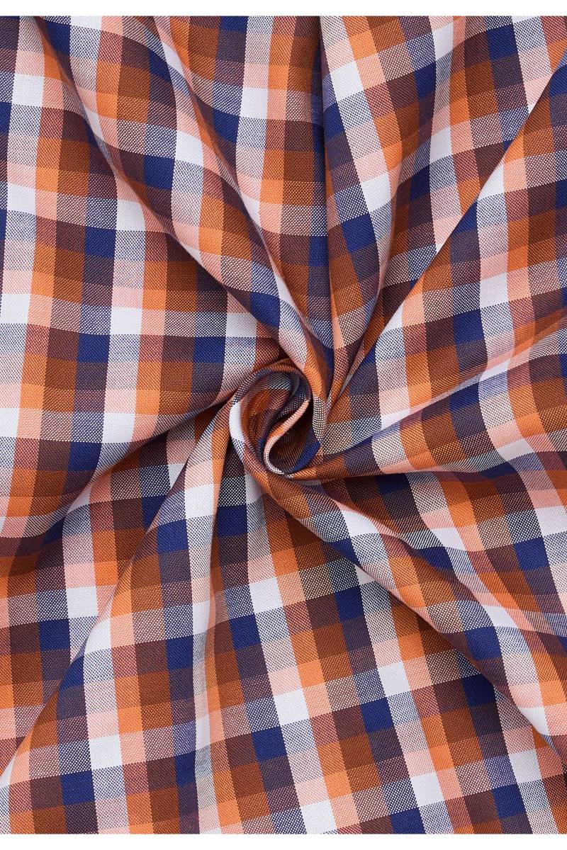 ETERNA Comfort Fit Hemd orange, Kariert