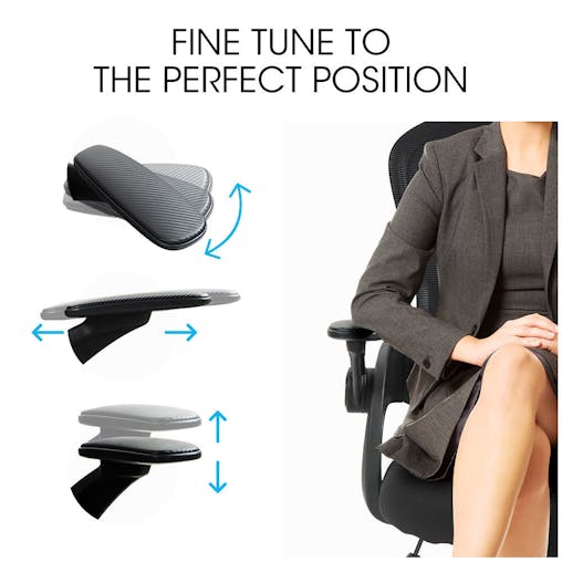 NNEMB Ergonomic Office Desk Chair, Coolmesh Fabric, Adjustable Recline, Black Mesh/Black Frame