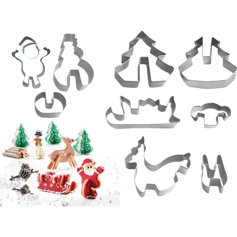 Ausstecher 9-teilig Santa Claus is coming