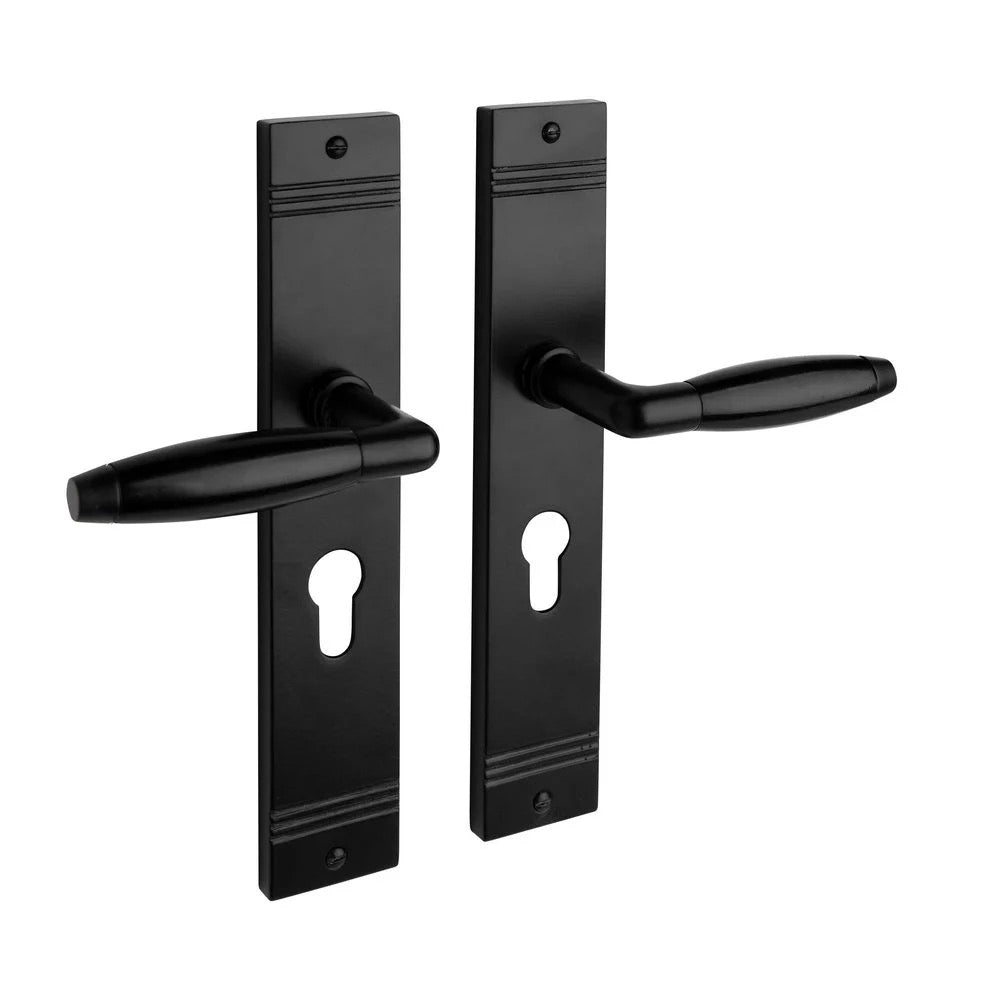 MooideurBeslag deurklink Retro - pc 55mm - mat zwart