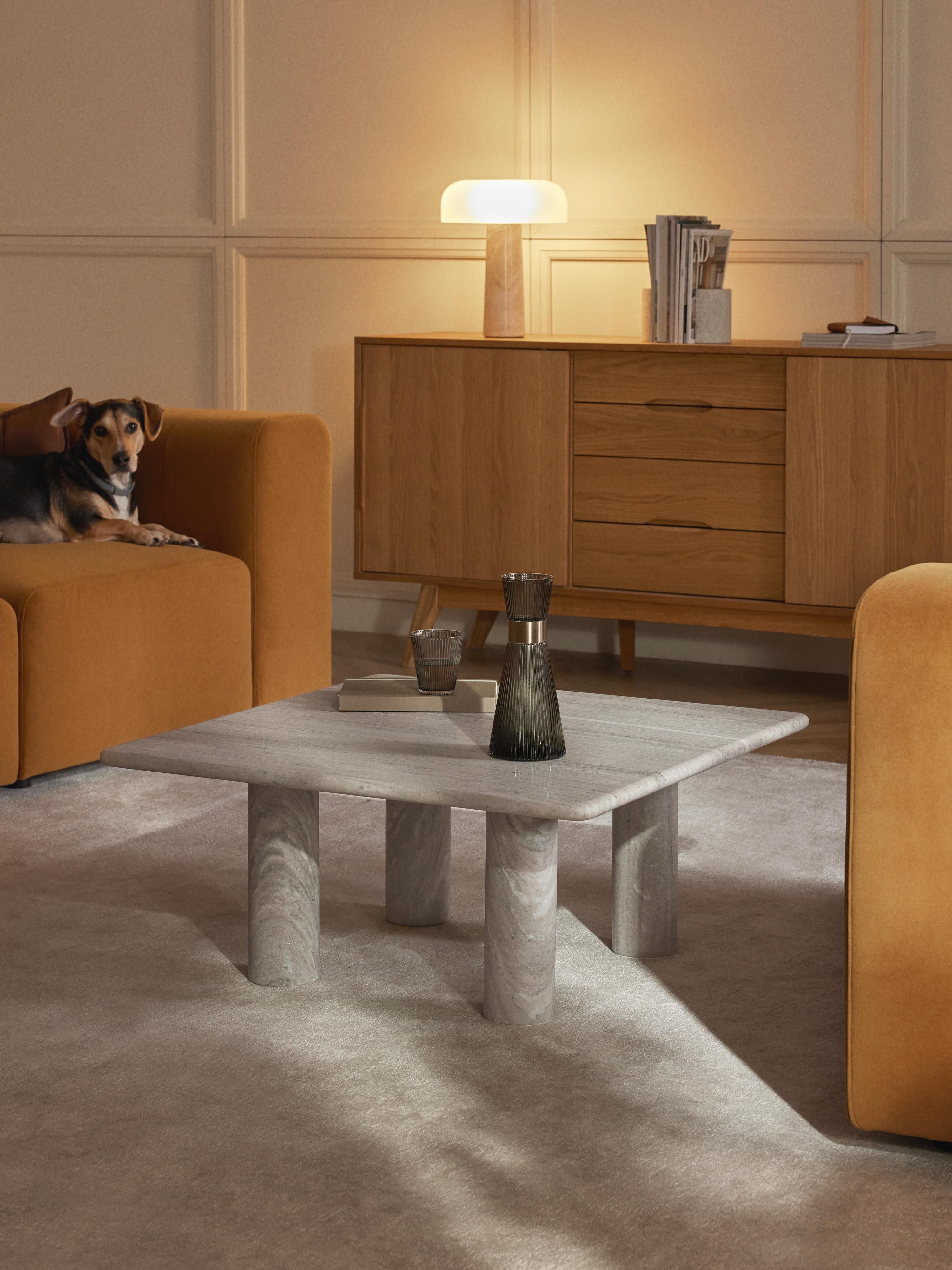 Marmor-Couchtisch Mabel