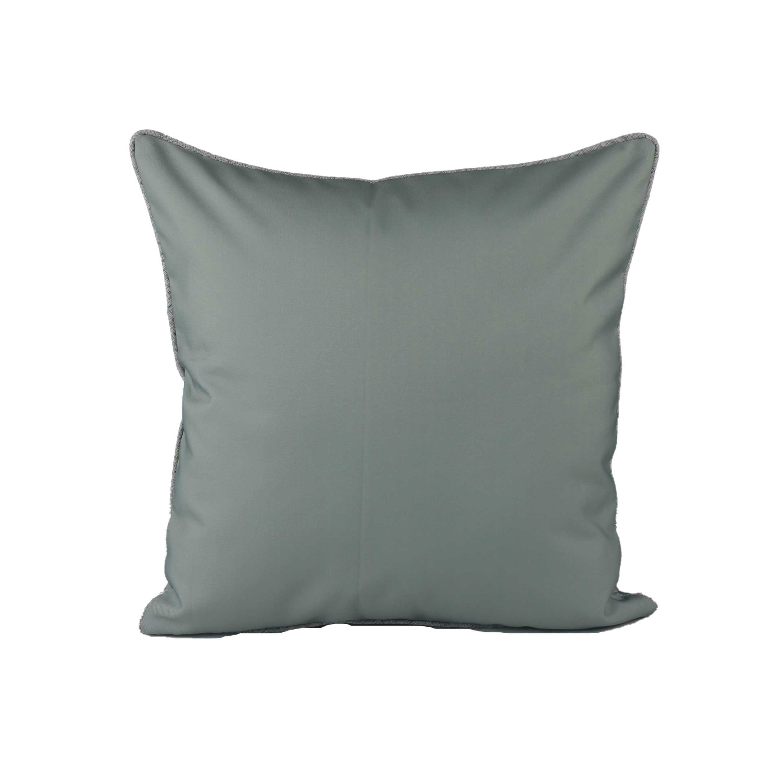 JUAN LES PINS - Coussin extérieur en fibre synthétique gris 45x45