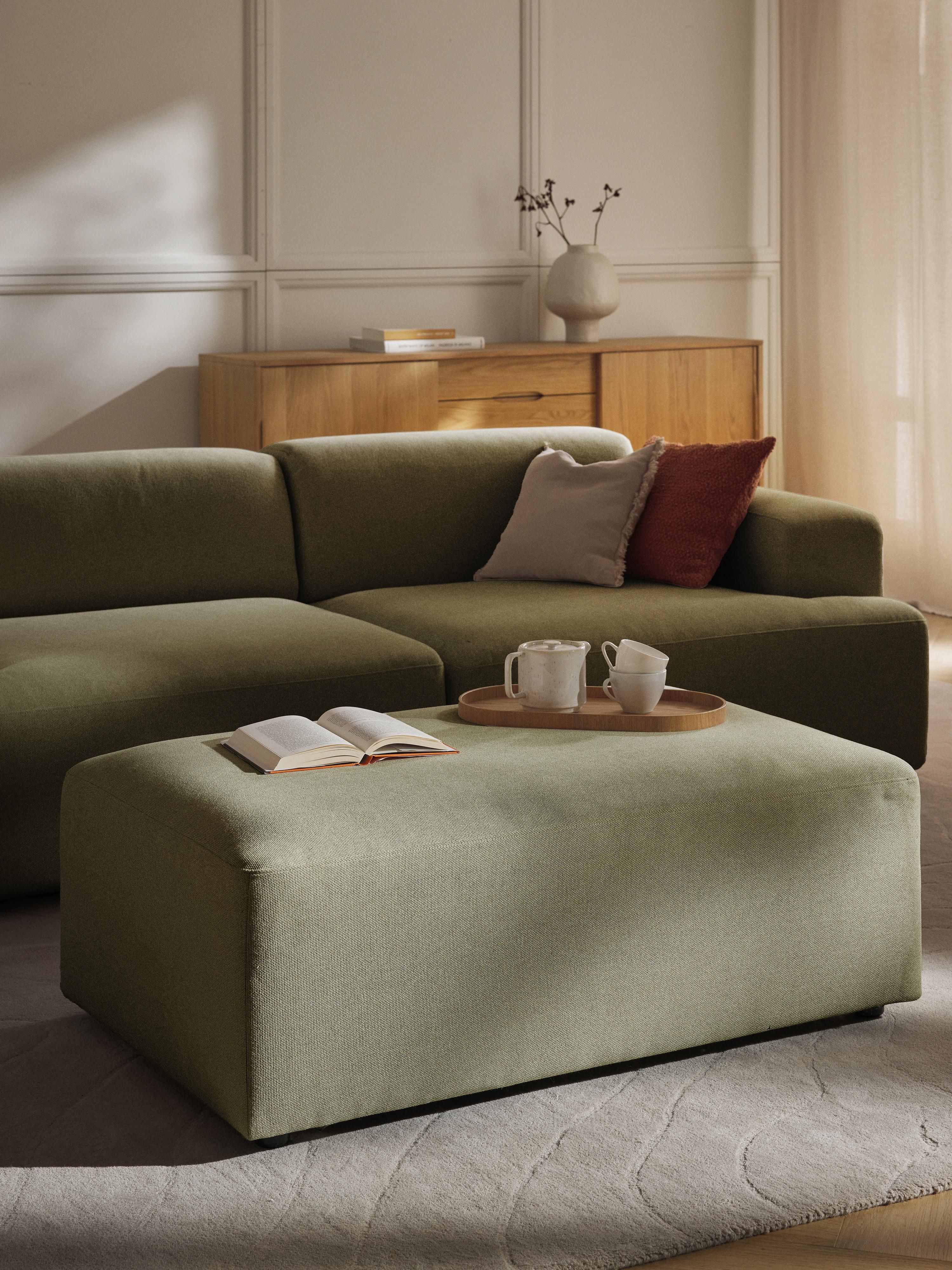 XL Sofa-Hocker Melva, B 116 x T 72 cm